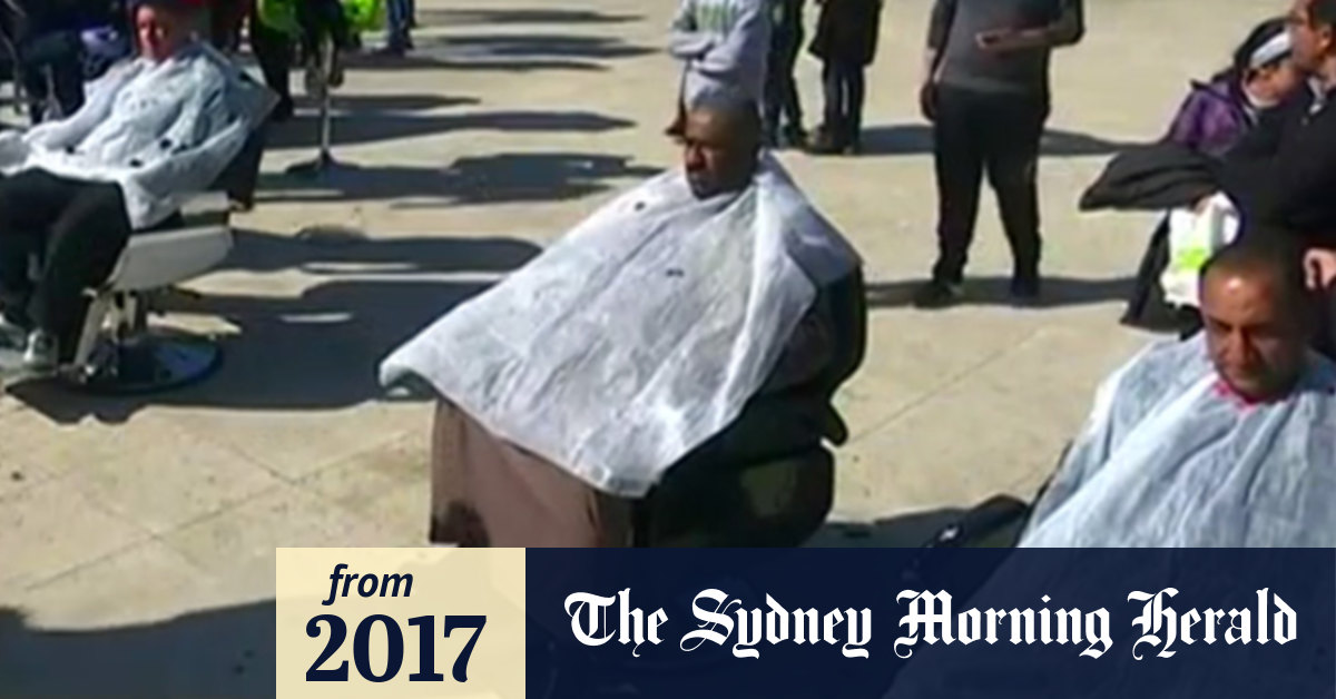 Video Jordan barbers offer free haircuts